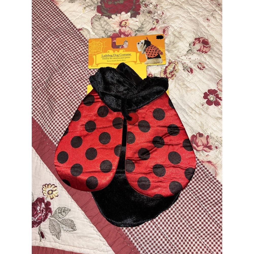 Dog Halloween Outfit , Ladybug‎ Costume Extra Small